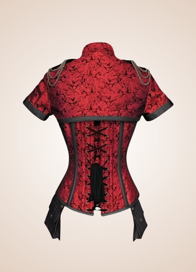 Asian Military Steampunk Corset - Steampunk Australia