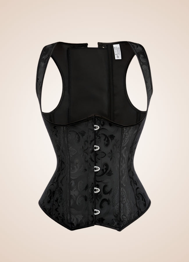 Black Gothic Bustier - Steampunk Australia