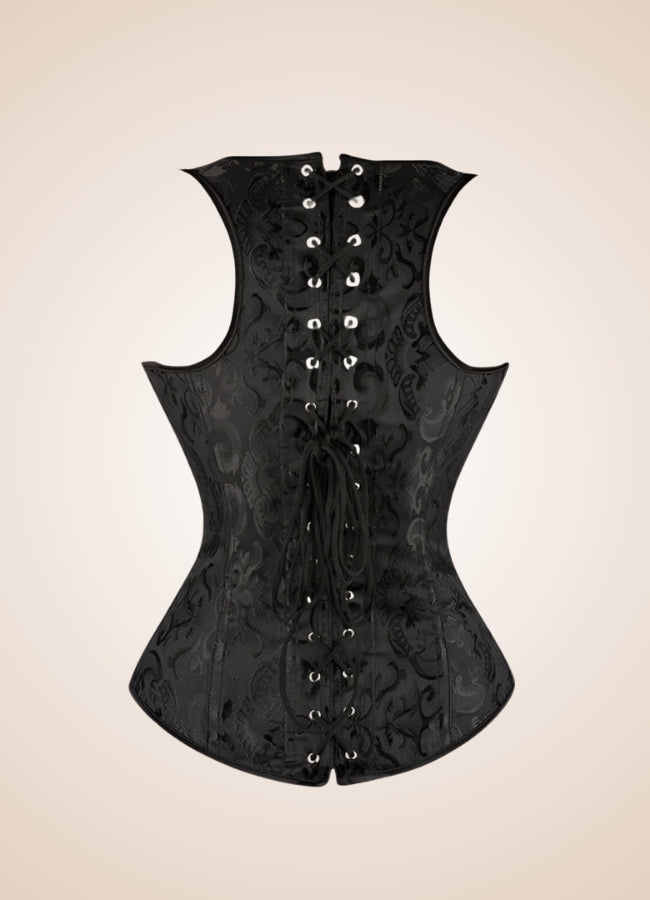 Black Gothic Bustier - Steampunk Australia
