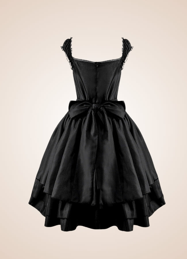 Black Gothic Lolita Dress - Steampunk Australia