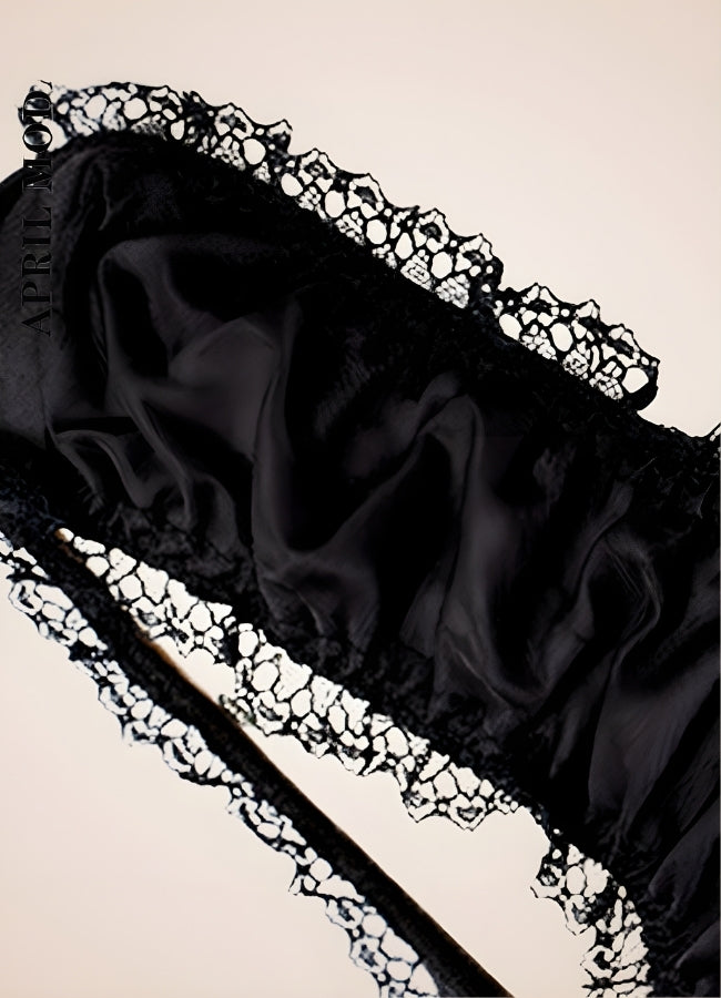 Black Gothic Lolita Dress - Steampunk Australia