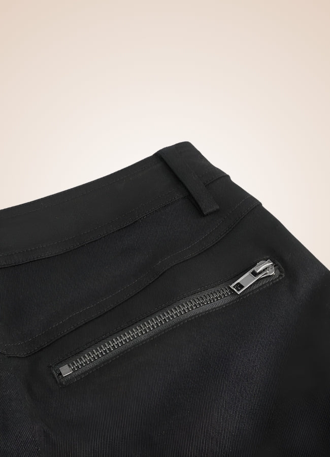 Black Gothic Punk Pants - Steampunk Australia