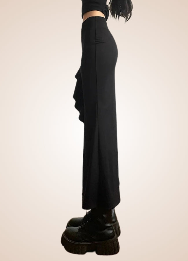 Black Gothic Skirt - Steampunk Australia