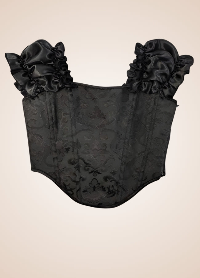 Black Hourglass Steampunk Corset - Steampunk Australia