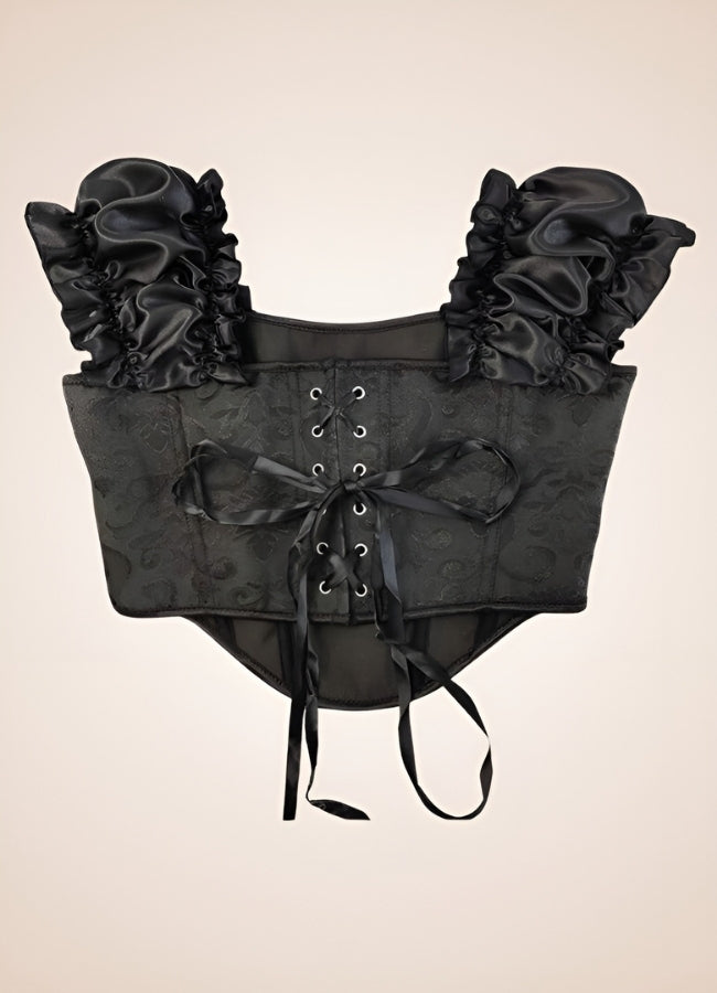 Black Hourglass Steampunk Corset - Steampunk Australia