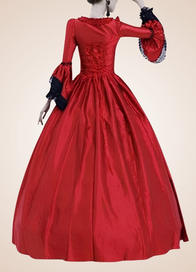 Black Red Victorian Steampunk Dress - Steampunk Australia