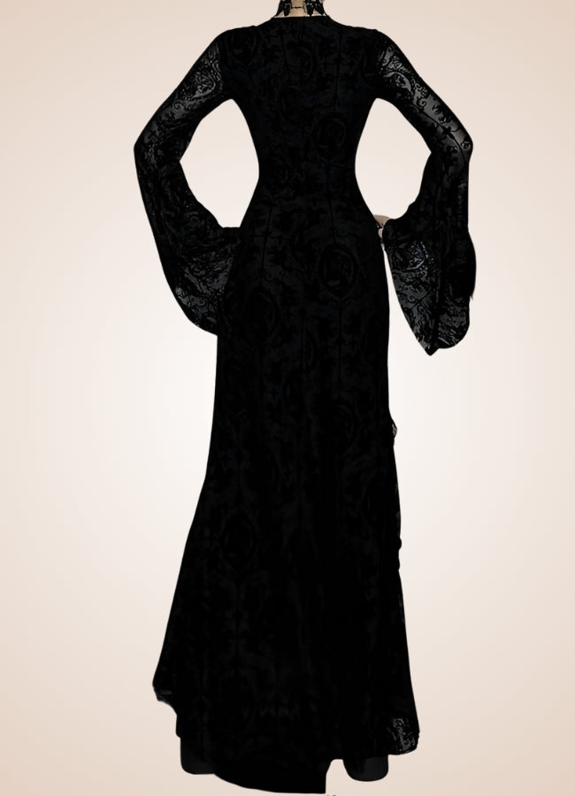 Black Steampunk Collar Corset Dress - Steampunk Australia