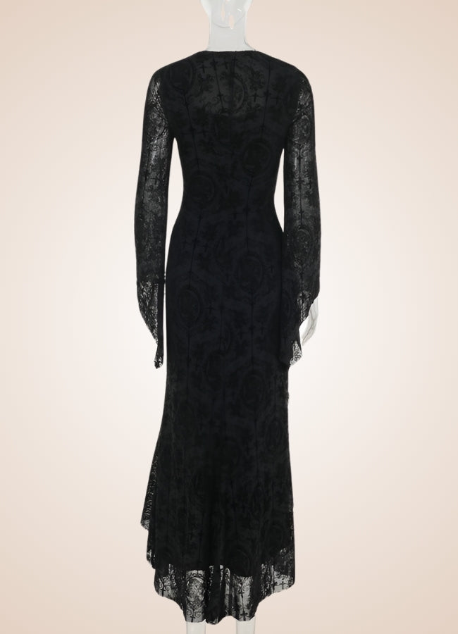 Black Steampunk Collar Corset Dress - Steampunk Australia