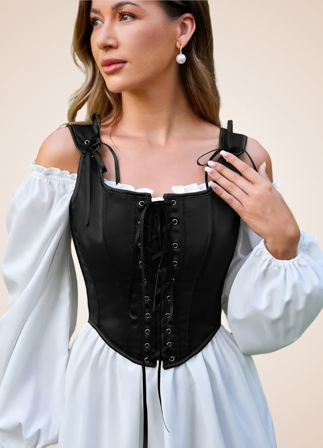 Black Steampunk Corset - Steampunk Australia