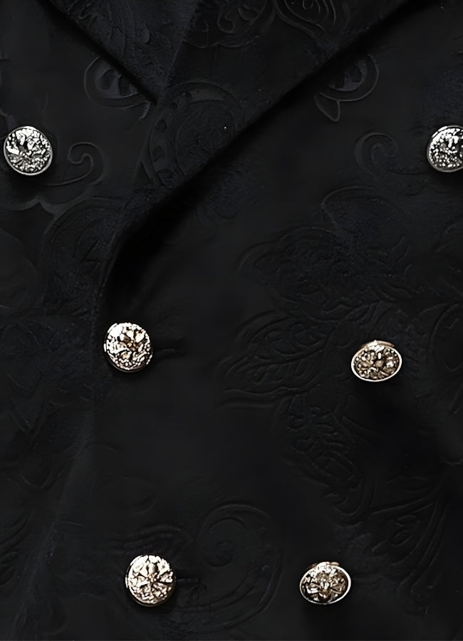 Black Steampunk Gothic Vest - Steampunk Australia