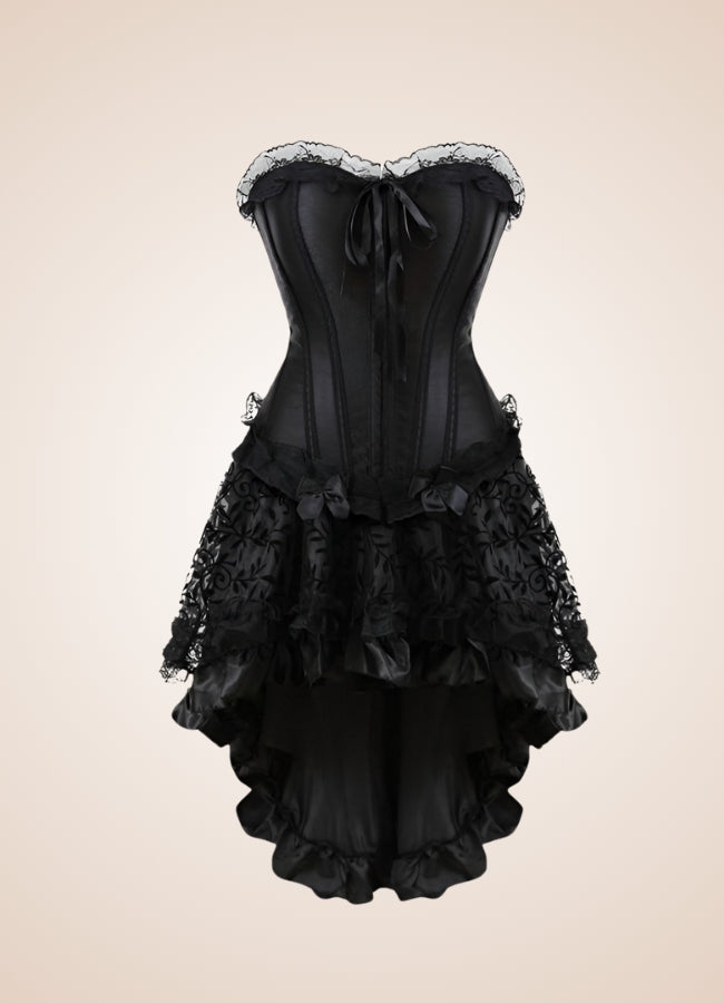 Black Steampunk Mini Dress - Steampunk Australia