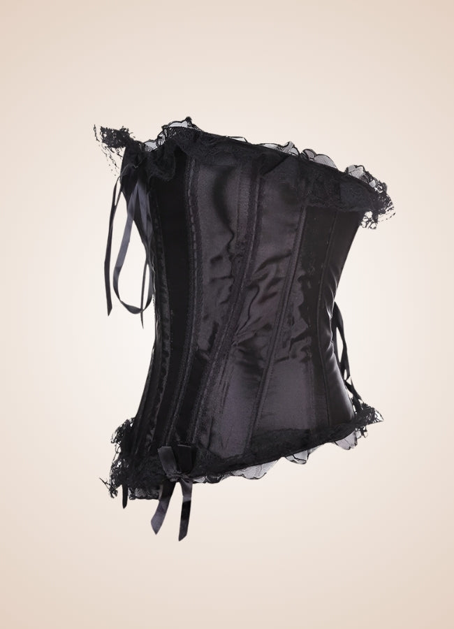 Black Steampunk Sleeveless Corset Dress - Steampunk Australia