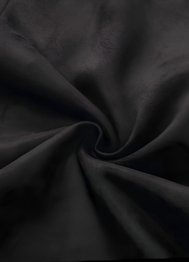 Black Suede Steampunk Flak Jacket Vest - Steampunk Australia