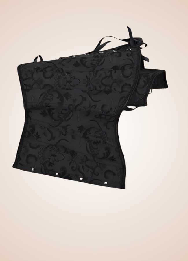 Black Underbust Steampunk Corset - Steampunk Australia
