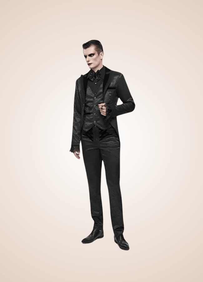 Black Victorian Gothic Pants - Steampunk Australia