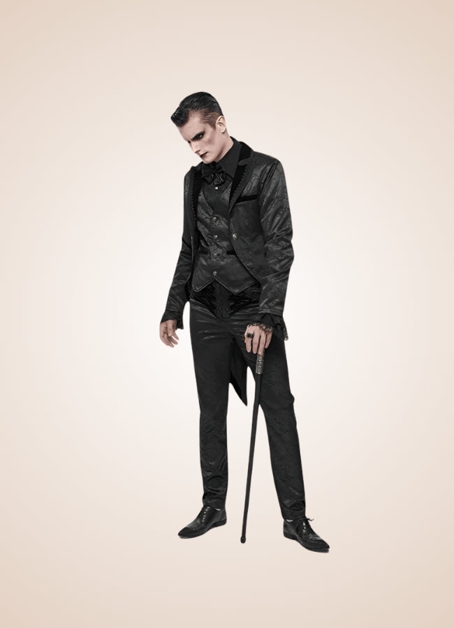 Black Victorian Gothic Pants - Steampunk Australia