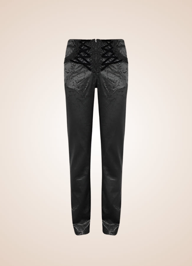 Black Victorian Gothic Pants - Steampunk Australia