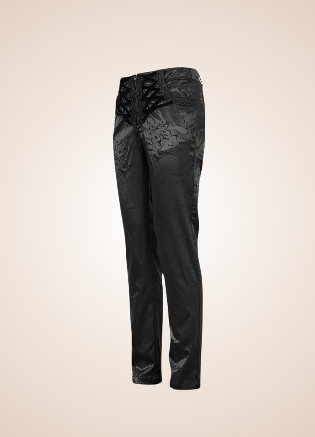 Black Victorian Gothic Pants - Steampunk Australia