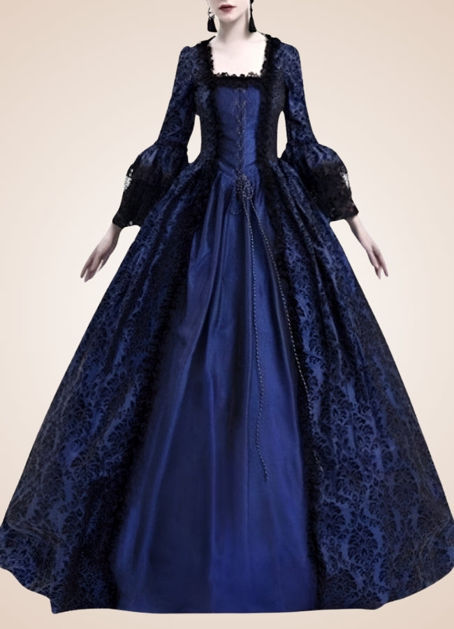 Blue Victorian Era Dress - Steampunk Australia