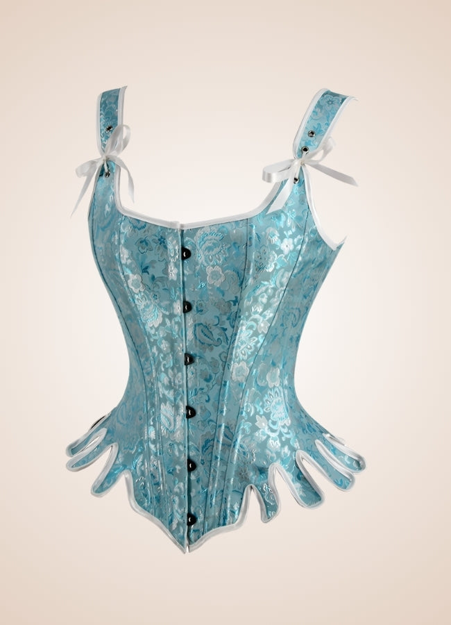 Blue Victorian Steampunk Corset - Steampunk Australia
