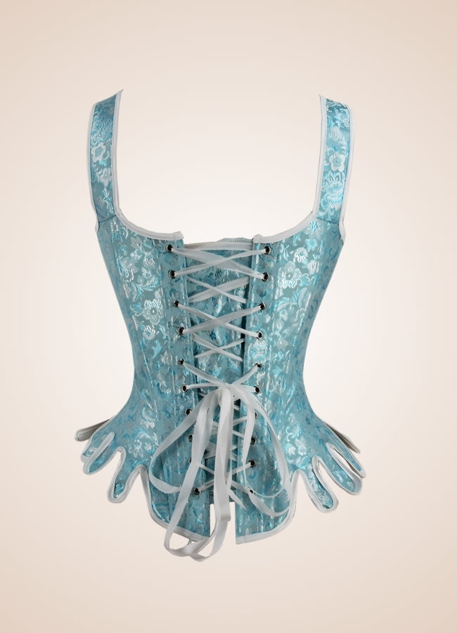 Blue Victorian Steampunk Corset - Steampunk Australia