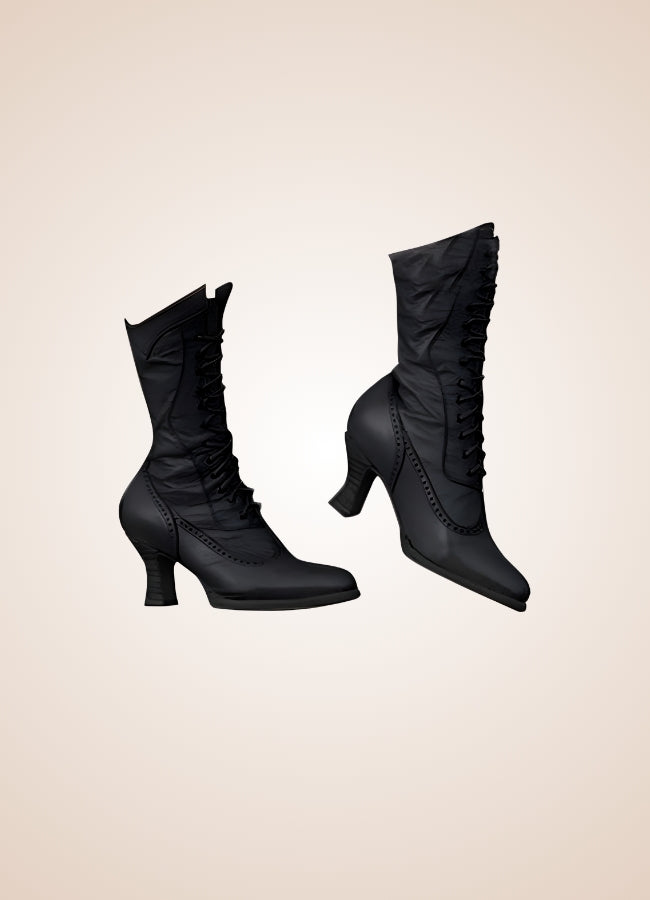 British High Knee Steampunk Boots - Steampunk Australia