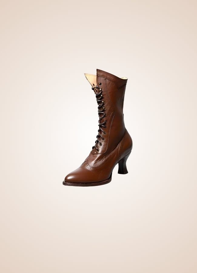 British High Knee Steampunk Boots - Steampunk Australia