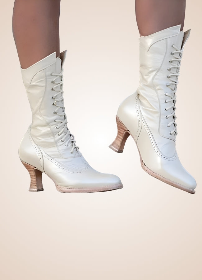 British High Knee Steampunk Boots - Steampunk Australia