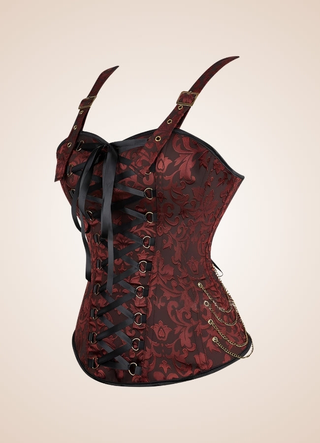 Brown Pirate Steampunk Corset - Steampunk Australia