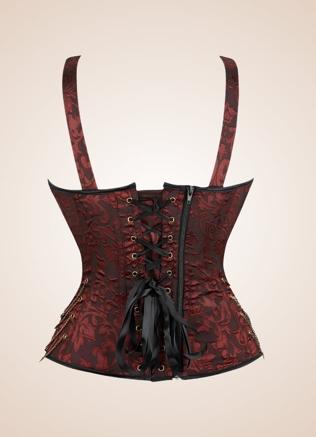 Brown Pirate Steampunk Corset - Steampunk Australia