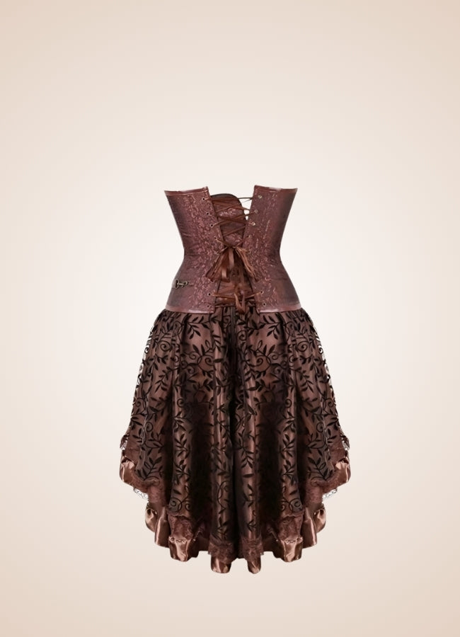 Brown Steampunk Pirate Dress - Steampunk Australia