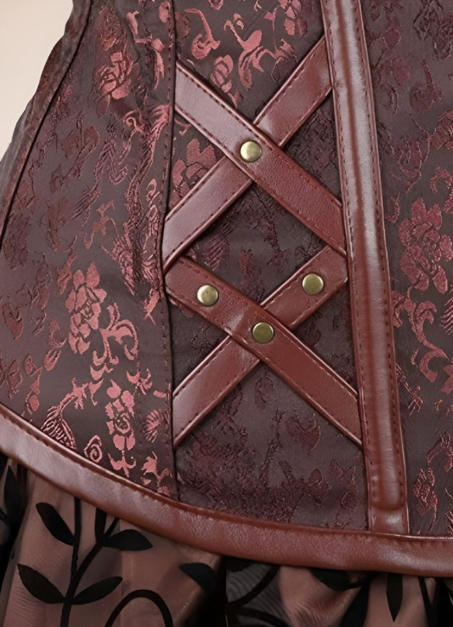 Brown Steampunk Pirate Dress - Steampunk Australia