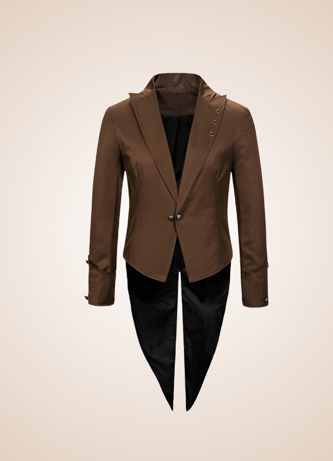 Brown Steampunk Tailcoat - Steampunk Australia