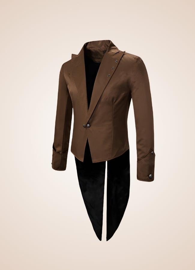 Brown Steampunk Tailcoat - Steampunk Australia