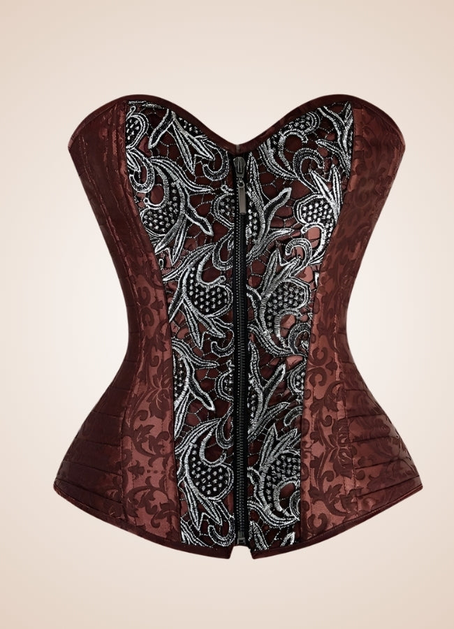Brown Vintage Steampunk Bustier - Steampunk Australia