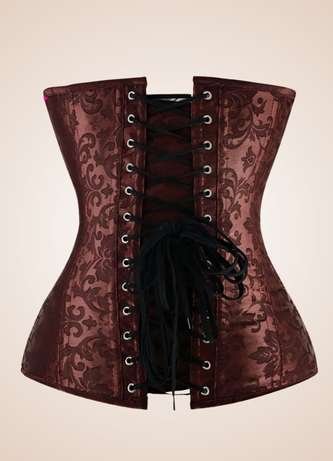 Brown Vintage Steampunk Bustier - Steampunk Australia