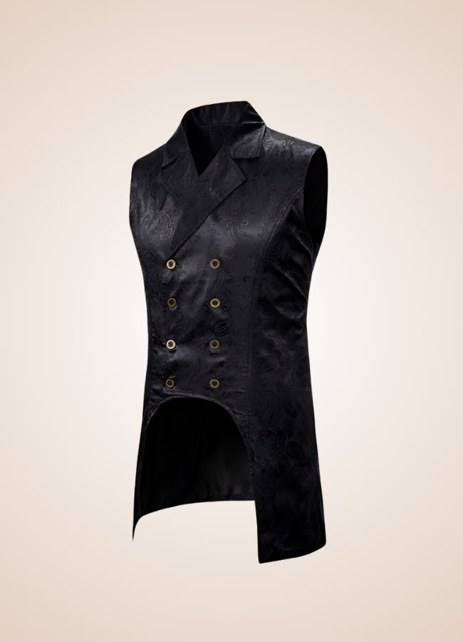 Button Gothic Steampunk Vest - Steampunk Australia