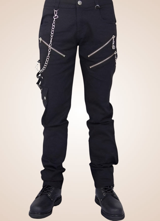 Chain Steampunk Gothic Pants - Steampunk Australia
