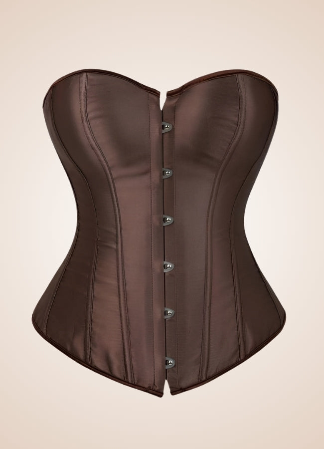 Classic Brown Steampunk Corset - Steampunk Australia