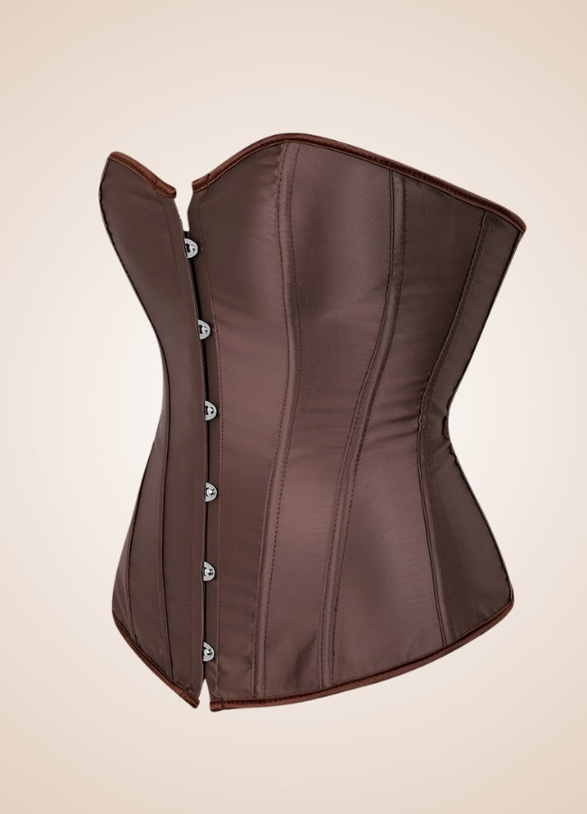 Classic Brown Steampunk Corset - Steampunk Australia