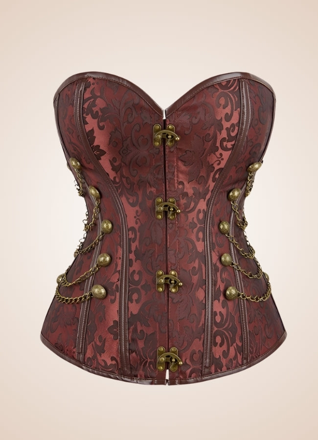 Classic Steampunk Chain Corset - Steampunk Australia