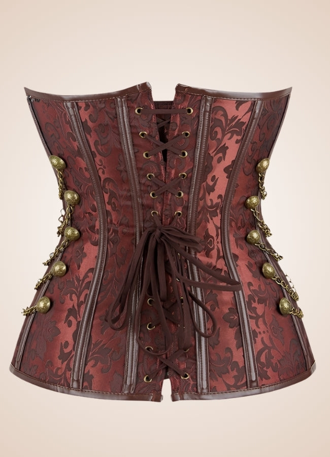 Classic Steampunk Chain Corset - Steampunk Australia