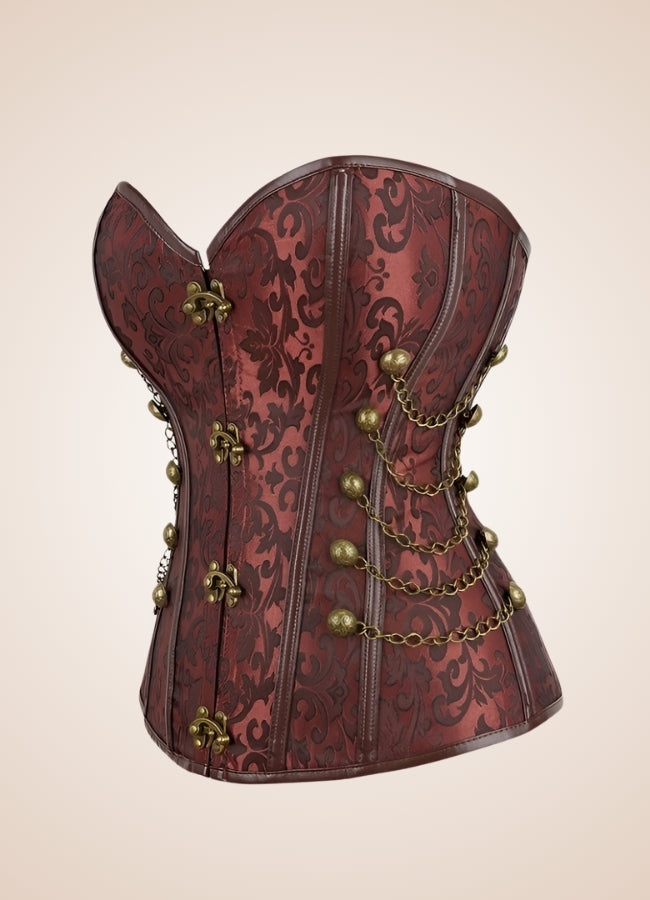 Classic Steampunk Chain Corset - Steampunk Australia