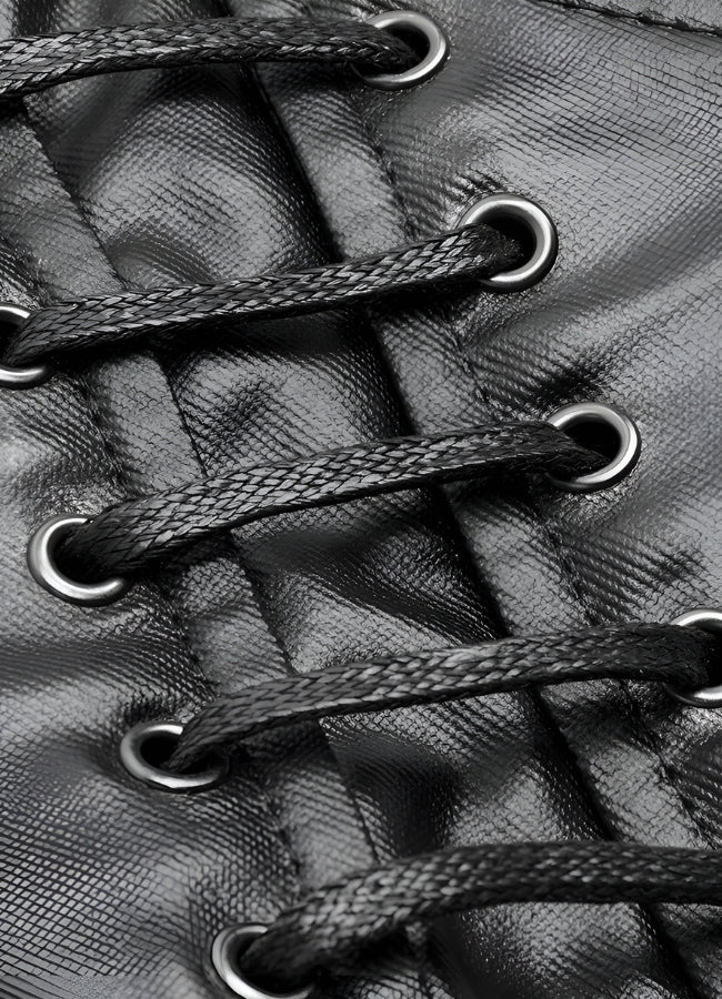 Dark Goth Punk Long Dress - Steampunk Australia