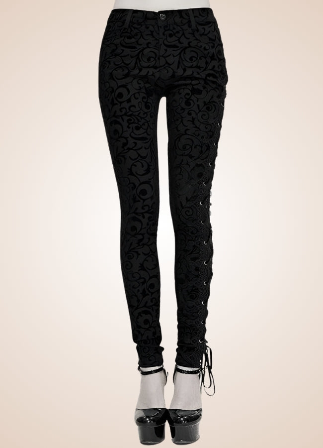 Devil Gothic Skinny Pants - Steampunk Australia