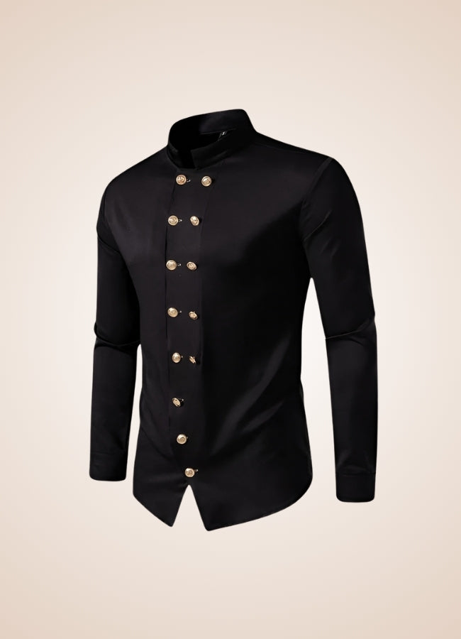 Double-breasted Steampunk Shirt - Steampunk Australia