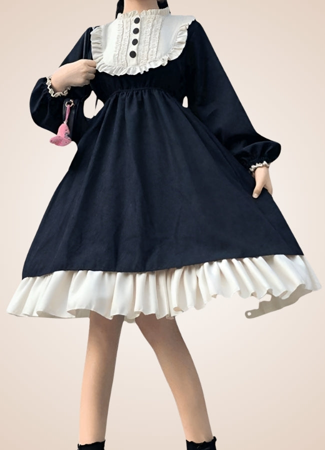 Double Layer Steampunk Lolita Dress - Steampunk Australia