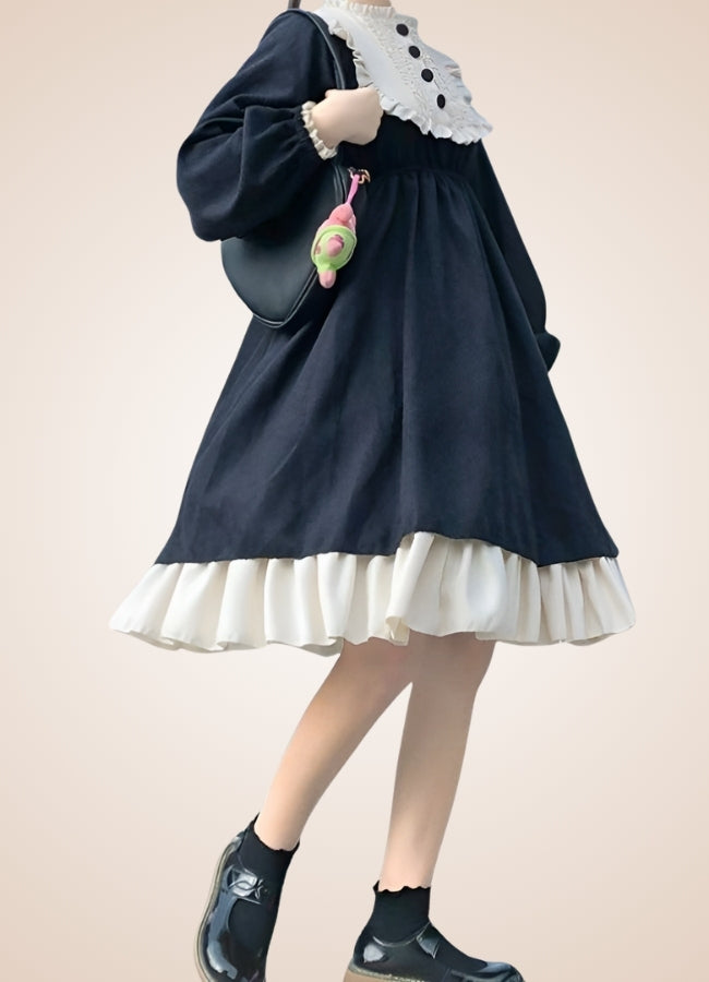 Double Layer Steampunk Lolita Dress - Steampunk Australia