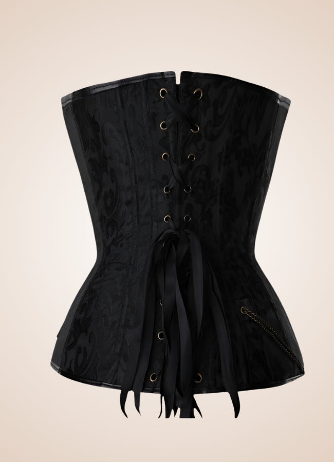 Flower Pattern Pirate Corset - Steampunk Australia