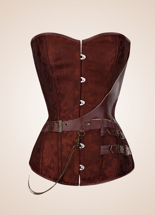 Flower Pattern Pirate Corset - Steampunk Australia
